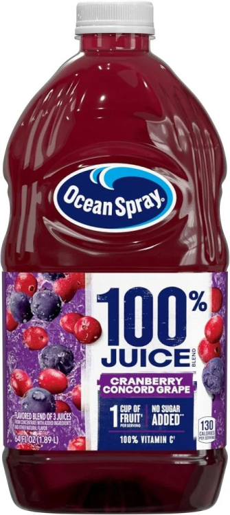 أوشن سبري عصير كرانبري وعنب2لتر