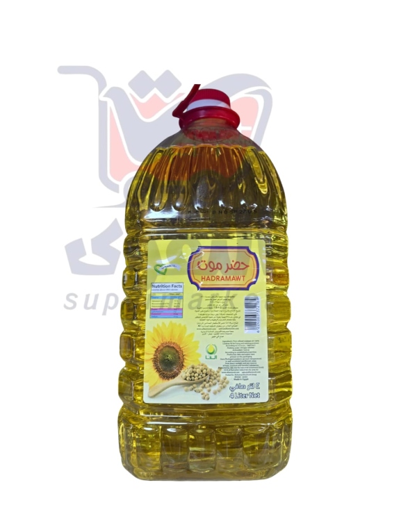 حضرموت زيت صويا مكرر4لتر