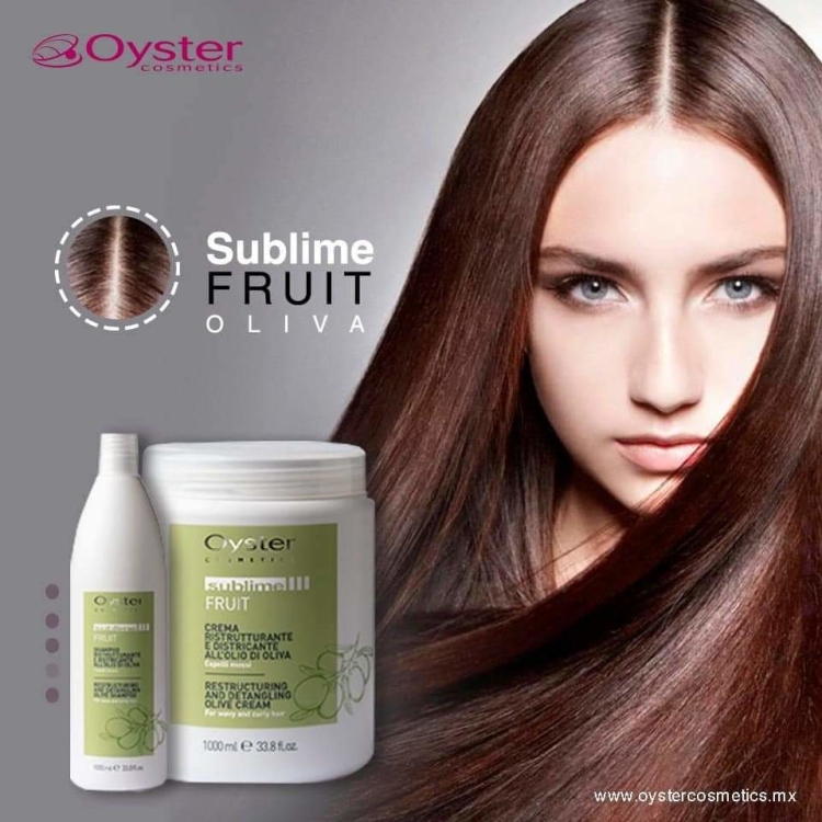 حمام زيت OYSTER  بزيت الزيتون للشعر المجعد والمموج 