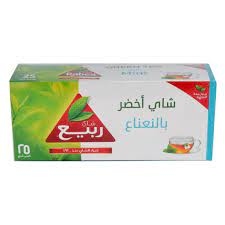 شاي الربيع اخضر نعناع عضوي 25كيس