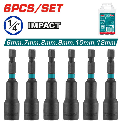 طقم بوكس هنجر 6 قطع TOTAL TAC2765061 6-12MM