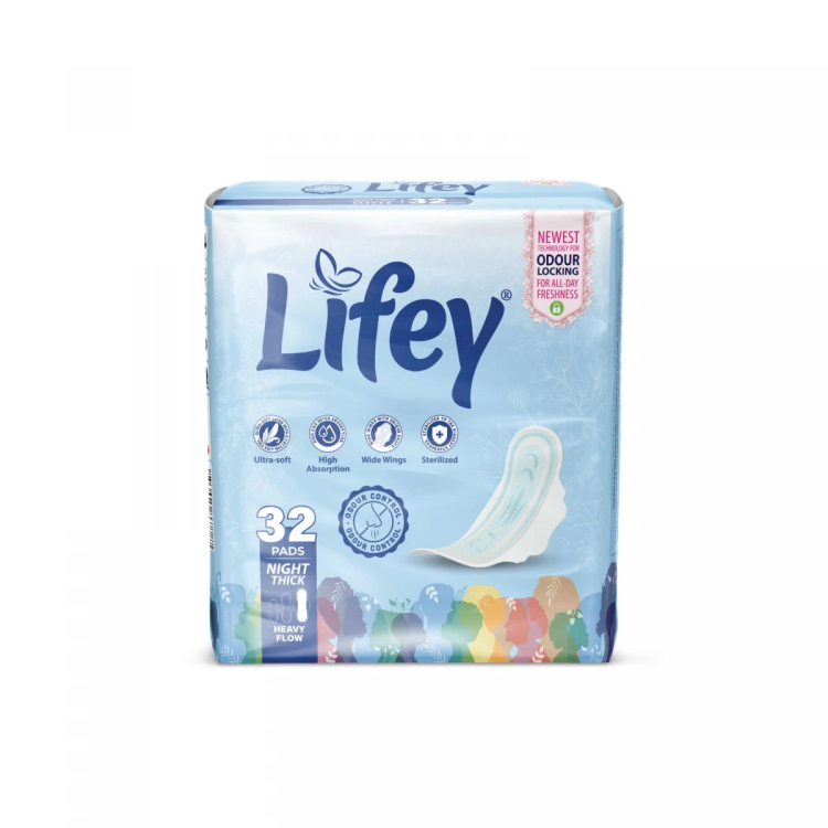 لايفي فوط نسائية ليلية سميكة32