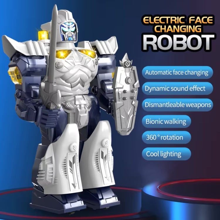 روبوت اطفال بدوارن 360  ويغير وجهو