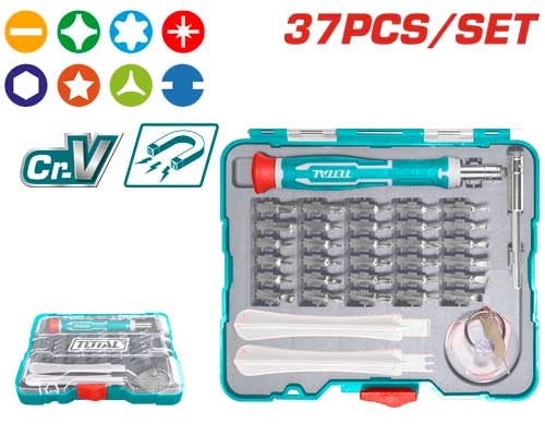 TOTAL TACSD30326 32Pcs precision screwdriver set مفك مع راسيات