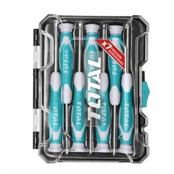 طقم مفكات الكتروني 7 قطع TOTAL THT250726 7PCS screwdriver