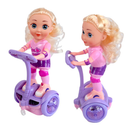 لعبة سكوتر مع باربي المضيئة