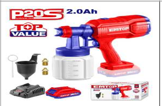 "فرد رش شحن مع بطاريه و شاحن ELSG20250    20V