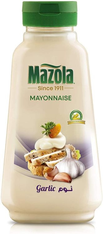مازولا مايونيز ضاغط ثوم 340مل