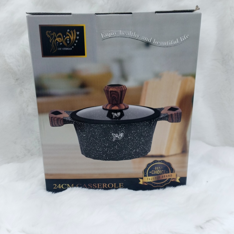 طنجرة جرانيت الأيهم مقاس 24 سم 