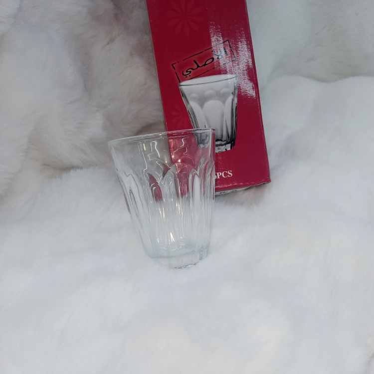 كاسات شاي الصافي ماركة الطاووس عدد 6