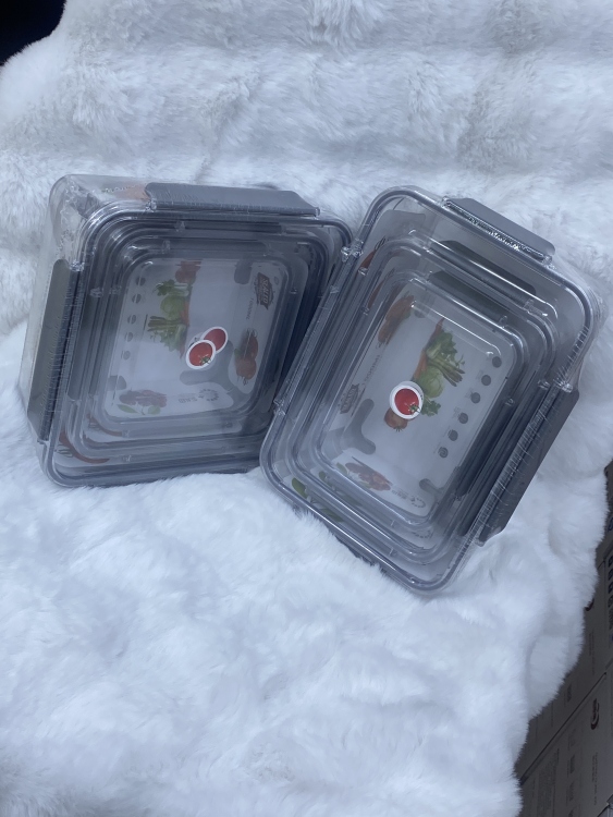 طقم تبروير اكرليك ضغط عدد 3  شكل مربع او مستطيل 