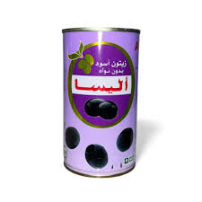 اليسا زيتون أسود بدون نوى 350 جرام