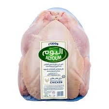 اليوم دجاج طازج كامل 1200 جرام
