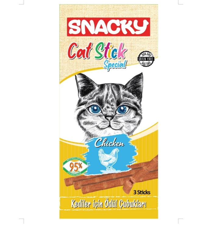 SNACKY TERATS STICK CHICKEN 3 STICK*50 PCS