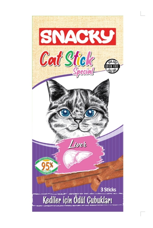 SNACKY TERATS STICK LIVER 3 STICK*50 PCS