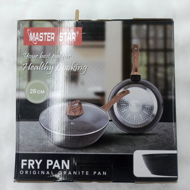 مقلى بغطاء جرانيت 28 سم