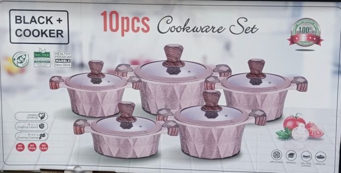 طقم طناجر غرانيت ثقيل 