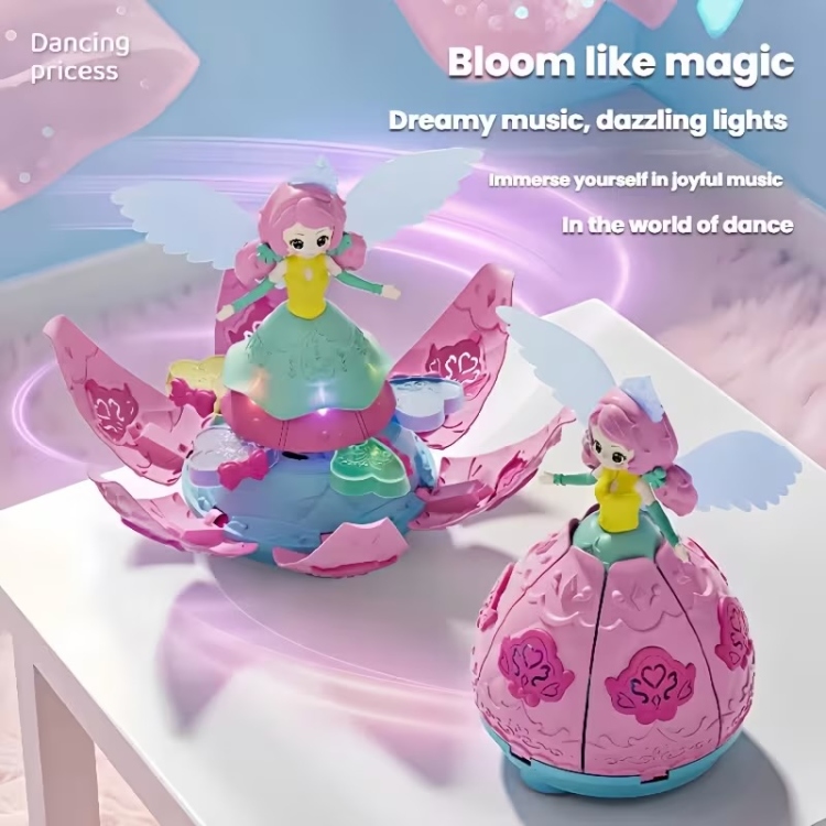 لعبة اليسا اميرة الجليد مع اضاءة وموسيقة