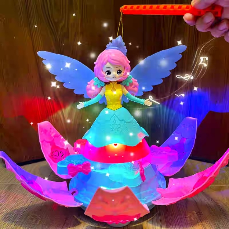 لعبة اليسا اميرة الجليد مع اضاءة وموسيقة