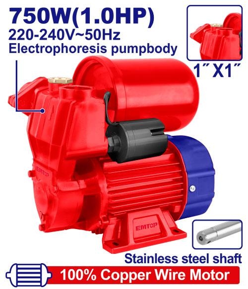مضخه مع اتوماتيك 1 حصان 52 متر      EWPPA07501