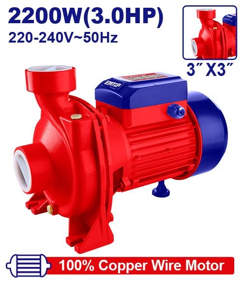 مضخه زراعيه 3 حصان 3""  ارتفاع 15 متر تدفق EWPPM22001        800L   