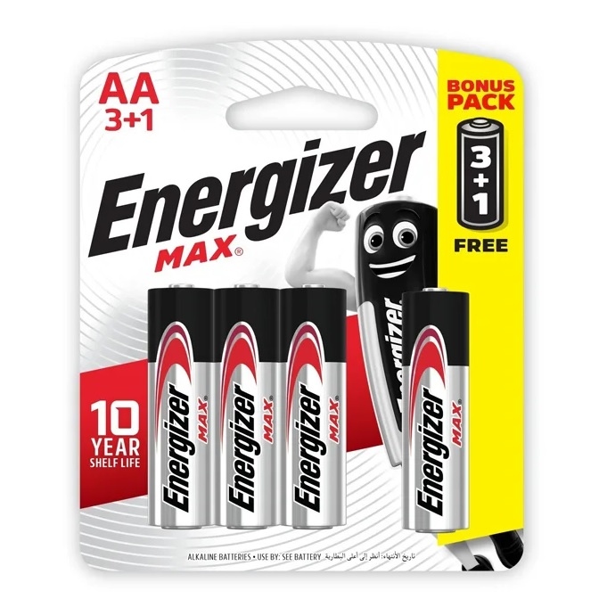 4 بطاريات الكلاين Energizer MAX AAA 