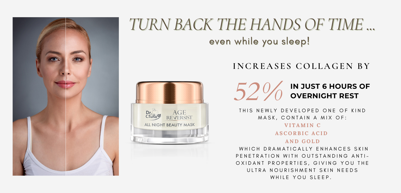 ماسك ليلي Dr.c.tuna لشد التجاعيد وازالتها AGE REVERSIST