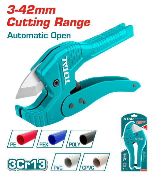 مقص مواسير بلاستيك 3-42 ملم TOTAL THT53422 PVC Pipe cutter