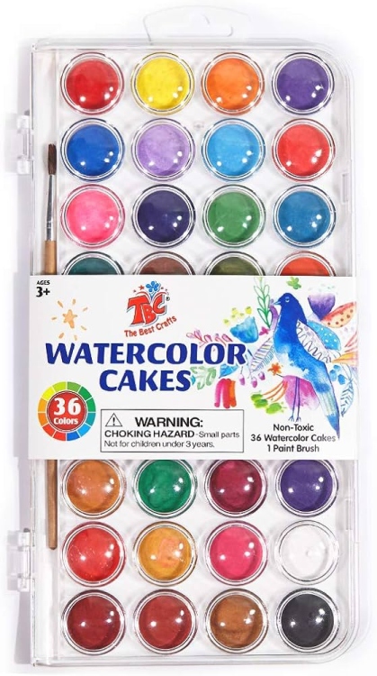 ألوان مائية