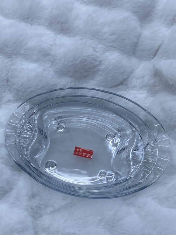 طقم بايركس نوريكس  3 قطع  مستطيل او بيضوي 