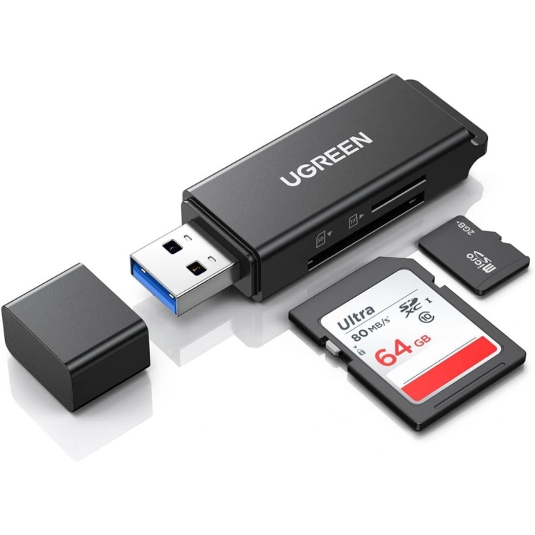 كارد ريدر SD مزدوج USB 3.0 