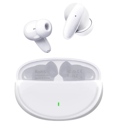 سماعة أذن ومايكروفون بلوتوث ابيض