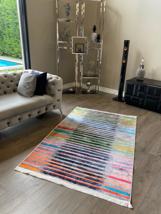 Bamboo colorful rug