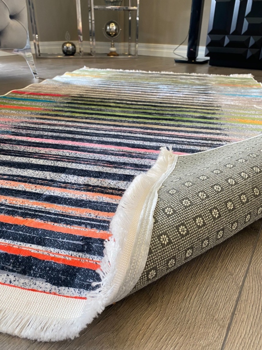 Bamboo colorful rug