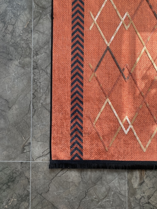 Artisanal Embroidered Rug