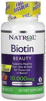 ناترول بيوتين 10000 مكجم 60 قرص Biotin