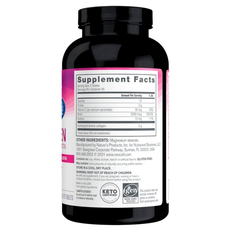 NEOCELL Super Collagen + C + Biotin حبوب الكولاجين والبيوتين وفيتامين سي 