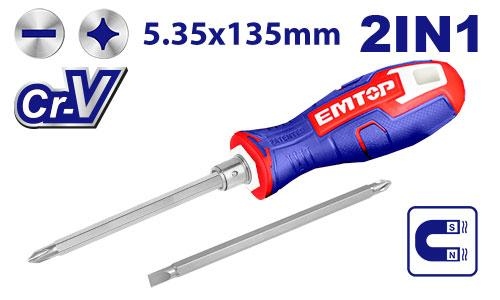 مفك قلاب عادي و مصلب      ESDRH0203