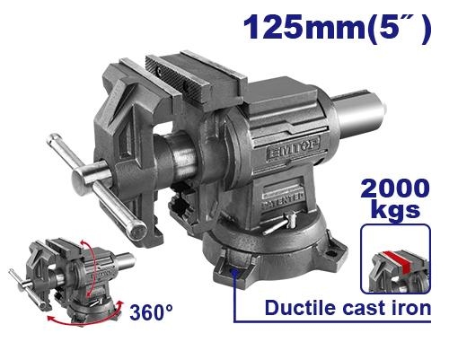 ملزمه متحركه فولاذ EBVE0501    5 "" 125  MM 2000 kgs  