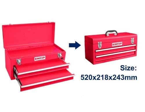 صندوق عده حديد مع 2 درج      ETBX0202 