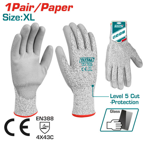  كفوف عمال ضد القطع Total TSP1702-XL