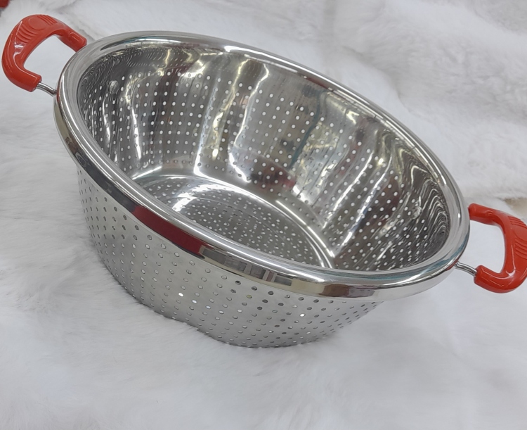 مصفايه خضار ستيل يد سيليكون