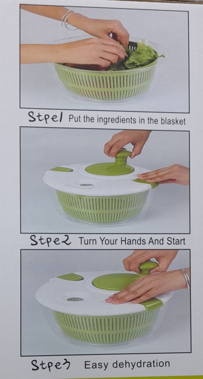 نشافة خضار اكريلك