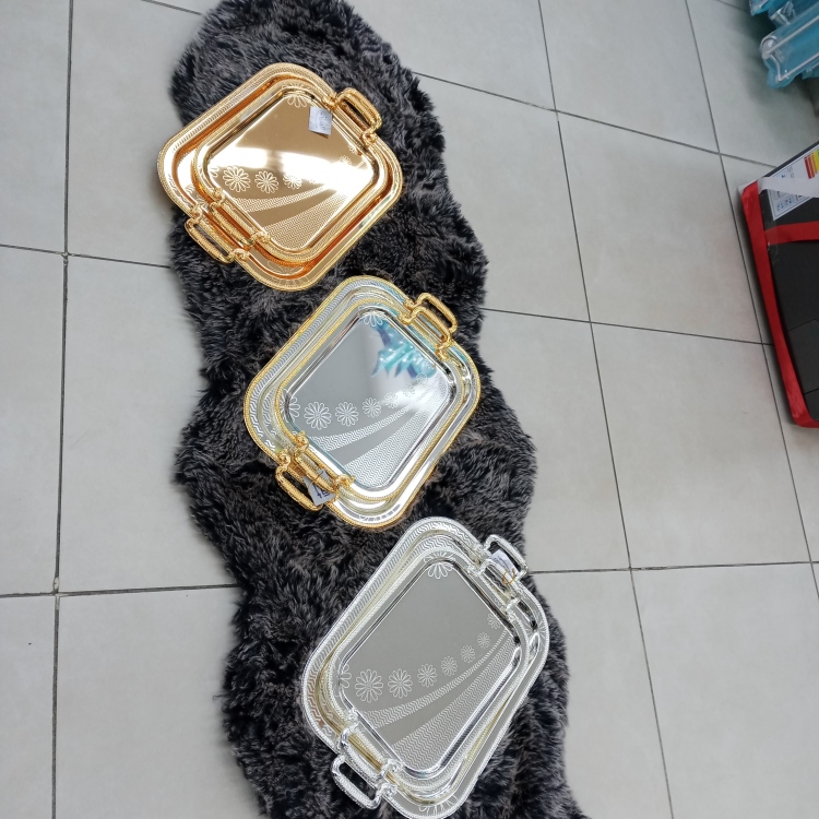 طقم صواني السيف مستطيل قطعتين 