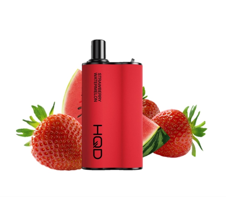 HQD BOX Strawberry Watermelon  - 5500 Puff - Rechargeable, Disposable Vape 