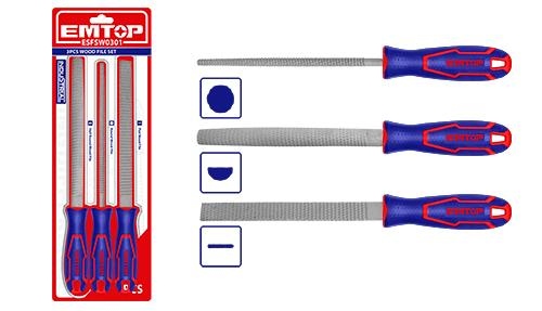 مبرد خشب 3 قطع     ESFSW0301 