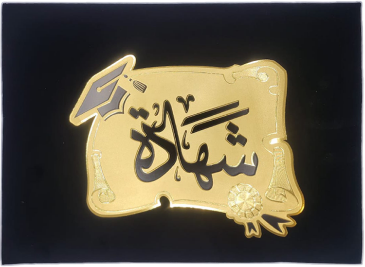 مغلف شهادات جلد