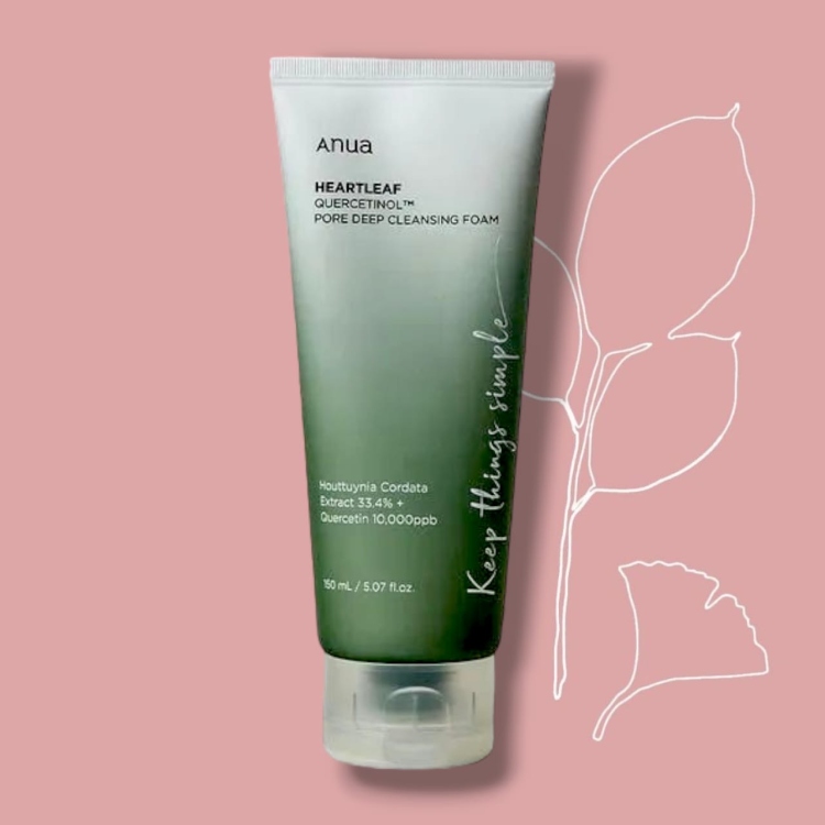 Anua - Heartleaf Quercetinol Pore Deep Cleansing Foamغسول نبتة القلب الرغوي -