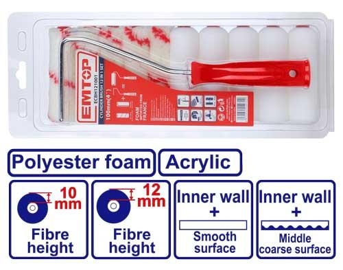 " طقم رول دهان 12 قطعه 10 سم    ECBH121001