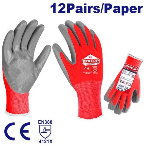 كفوف عمال احمر      ENGV0102